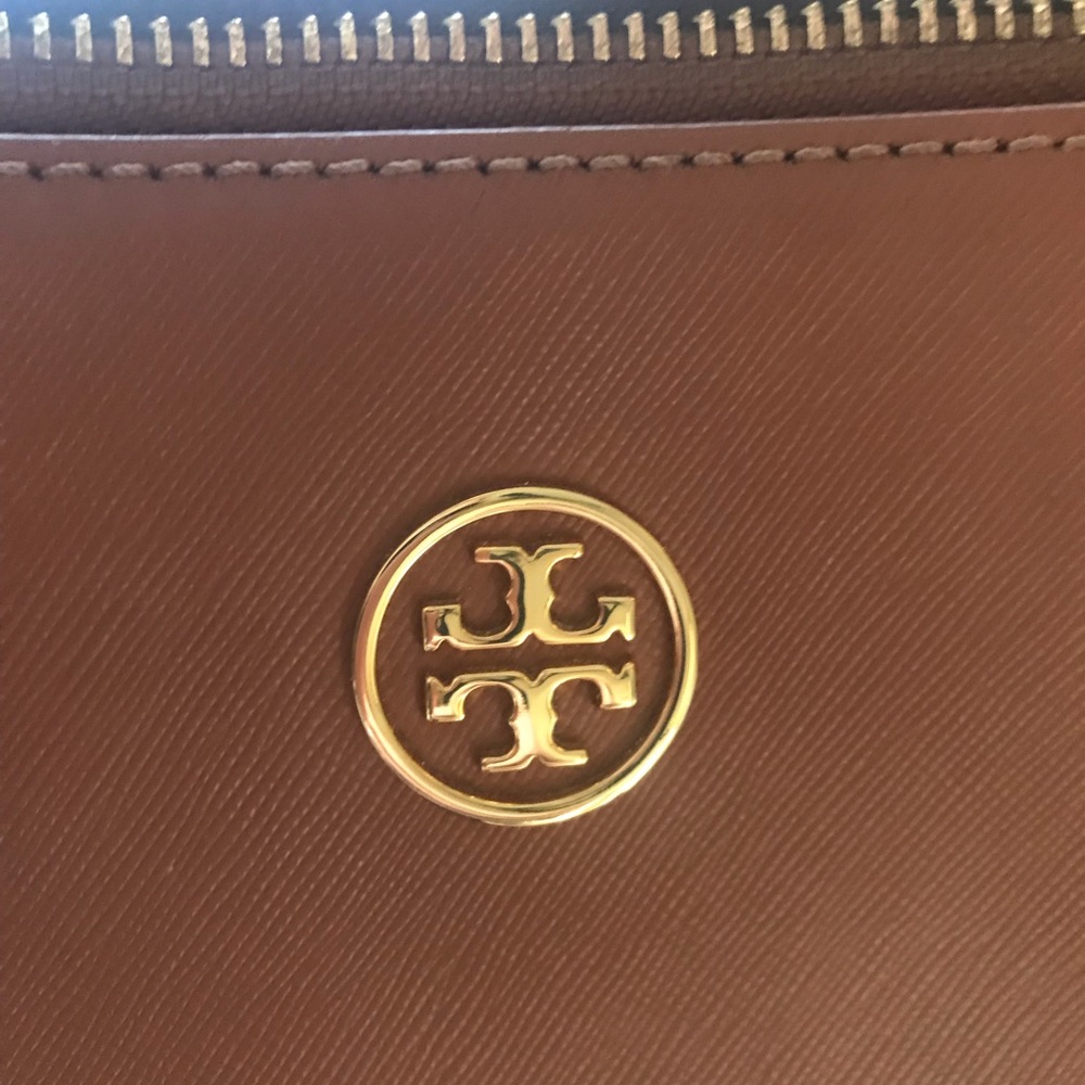 Tory Burch Double-zip Medium size , brown tote - Picture 5 of 7